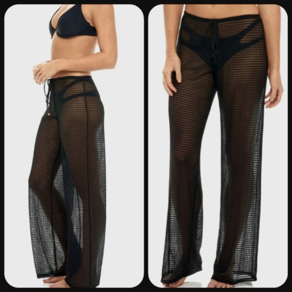 *Host Pick* NWT Jordan Taylor Black Mesh Swim Pants